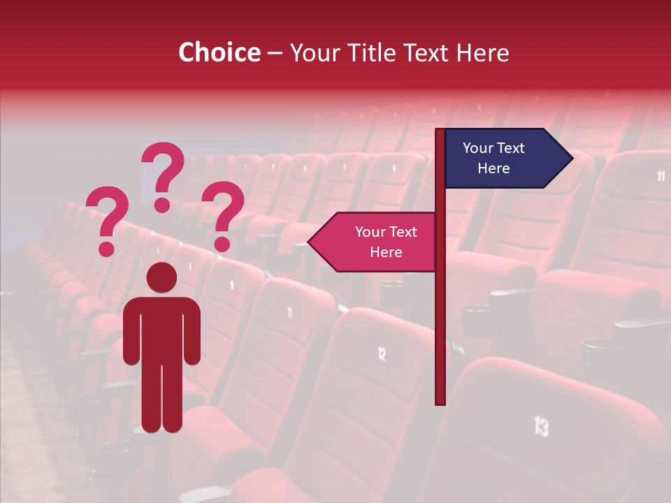 Chair Shot Movie PowerPoint Template