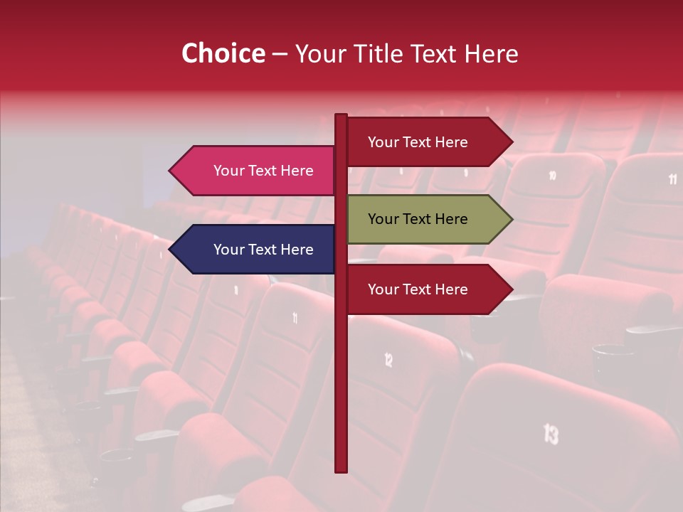 Chair Shot Movie PowerPoint Template