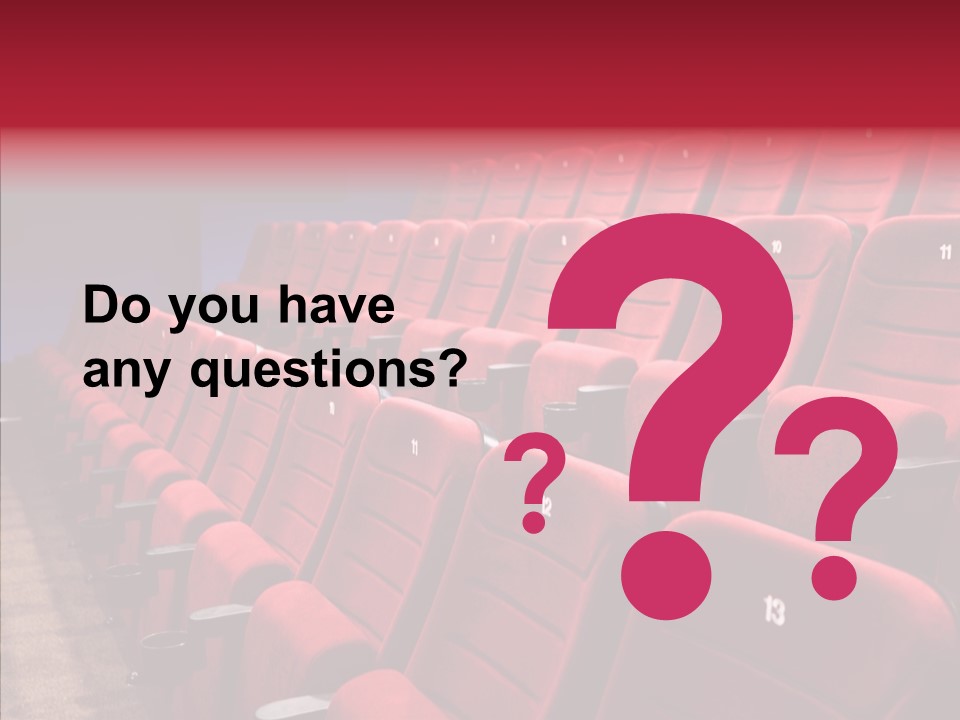 Chair Shot Movie PowerPoint Template