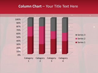 Front View Seat Indoor PowerPoint Template