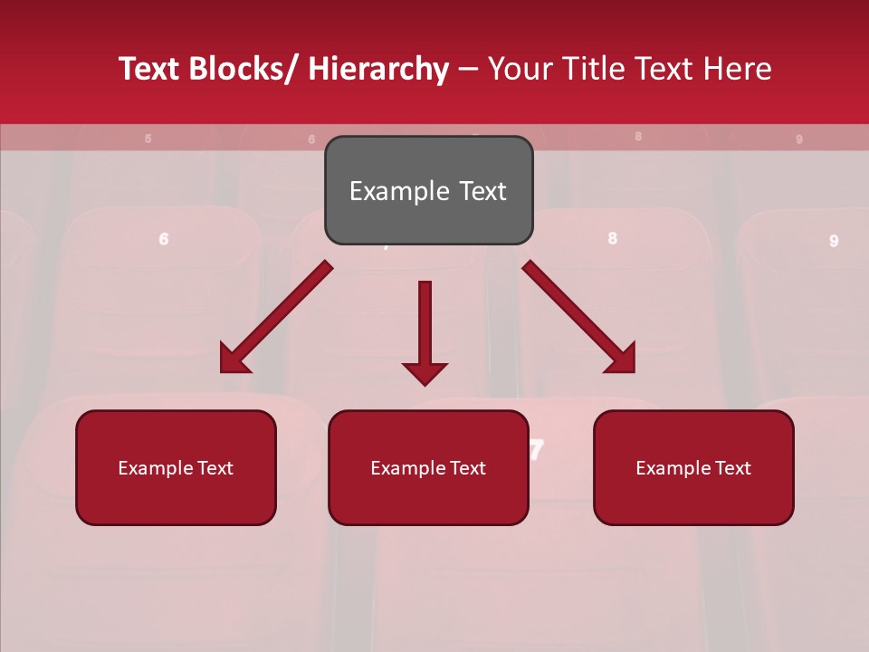 Front View Seat Indoor PowerPoint Template