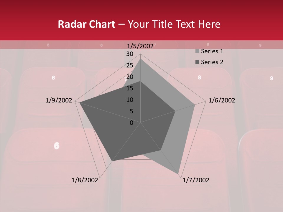 Front View Seat Indoor PowerPoint Template