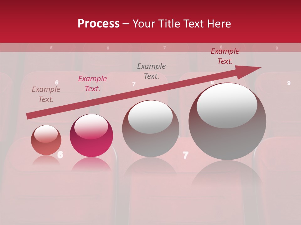 Front View Seat Indoor PowerPoint Template