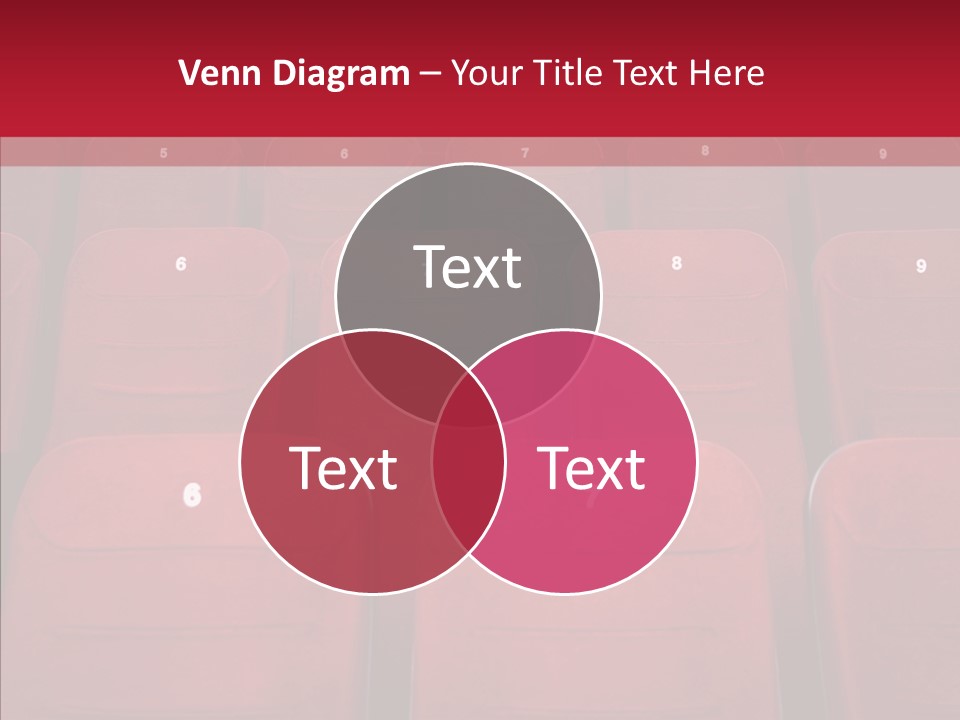 Front View Seat Indoor PowerPoint Template