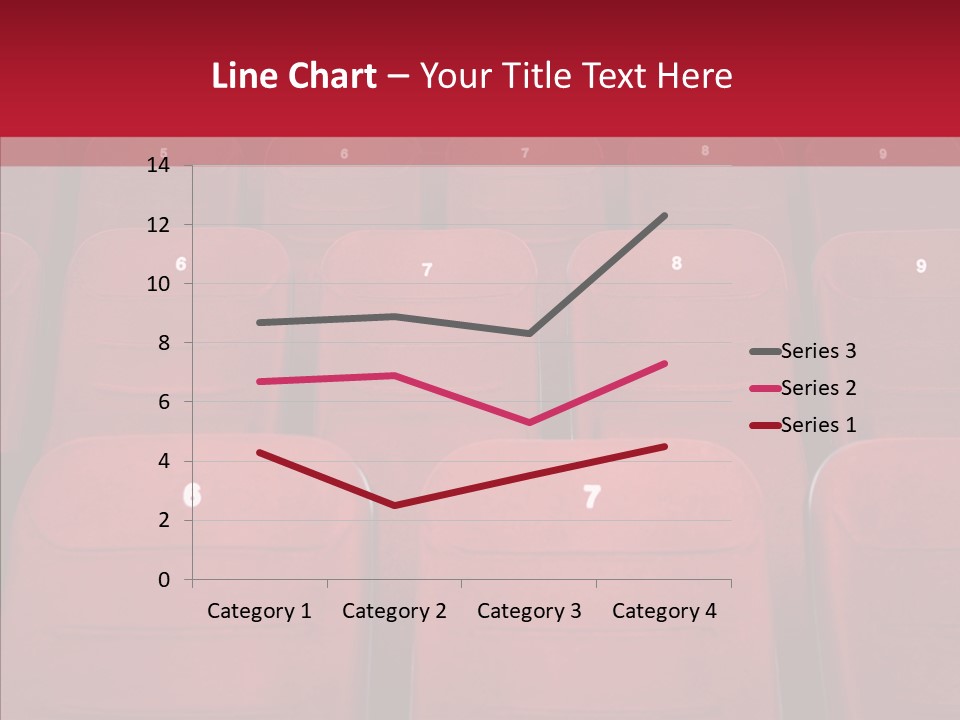 Front View Seat Indoor PowerPoint Template