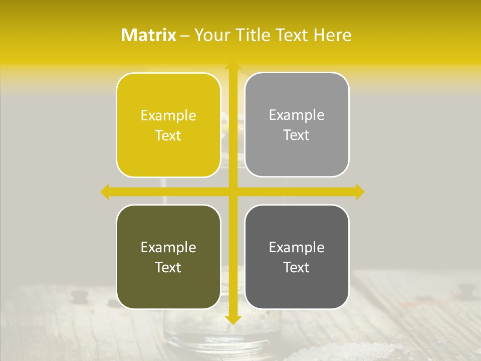Shot Refreshment Close Up PowerPoint Template