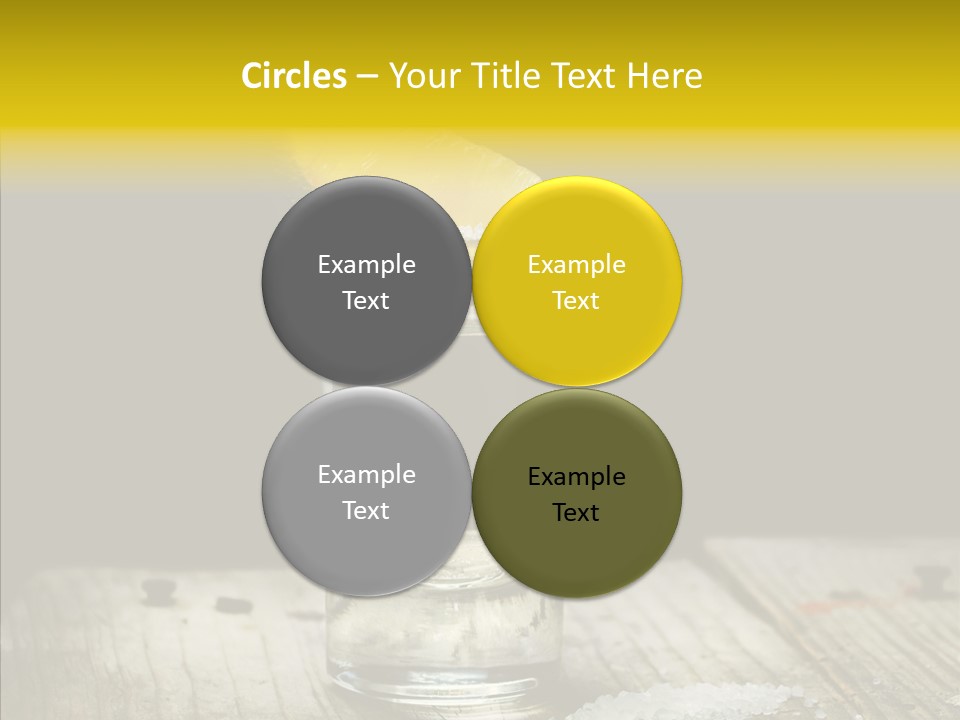 Shot Refreshment Close Up PowerPoint Template