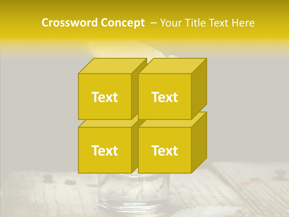 Shot Refreshment Close Up PowerPoint Template
