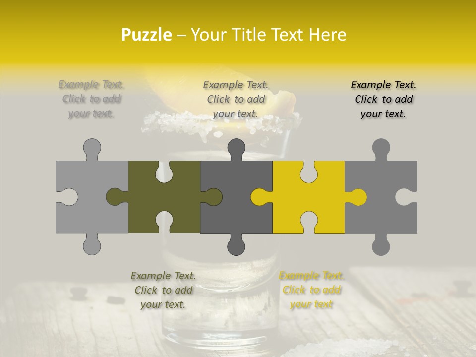 Shot Refreshment Close Up PowerPoint Template