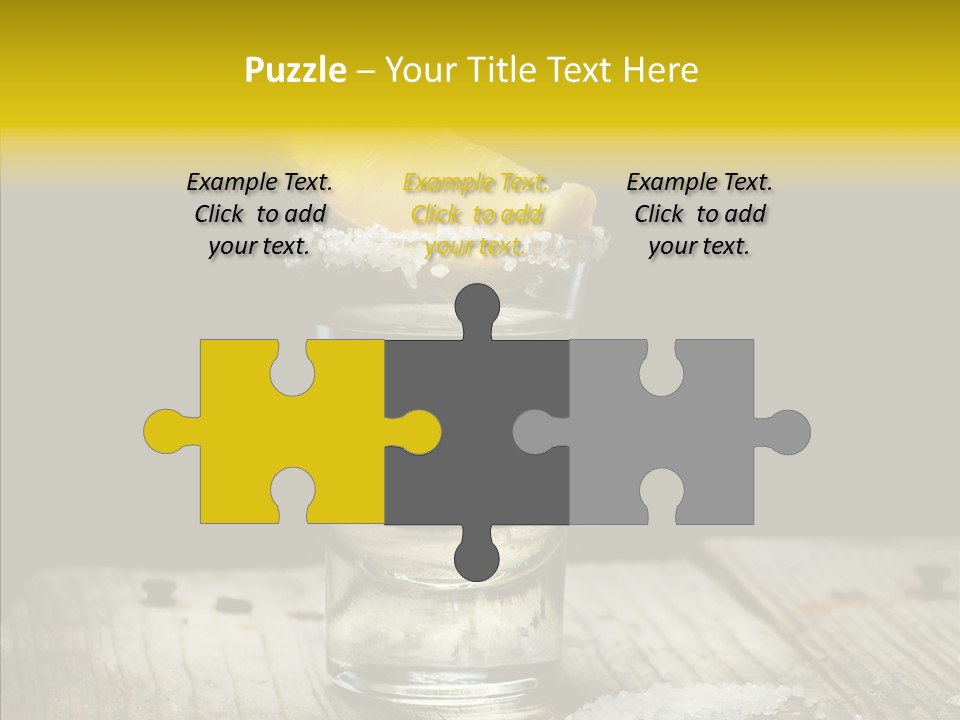 Shot Refreshment Close Up PowerPoint Template