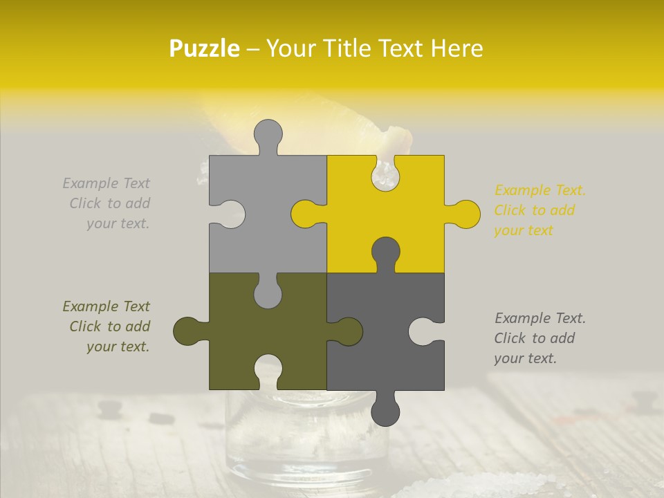 Shot Refreshment Close Up PowerPoint Template