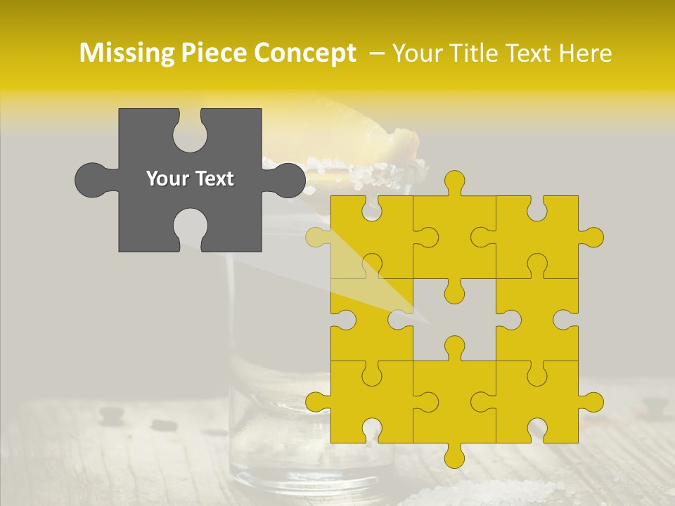 Shot Refreshment Close Up PowerPoint Template