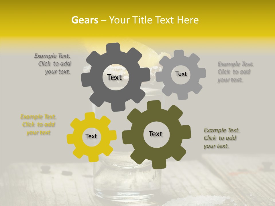 Shot Refreshment Close Up PowerPoint Template