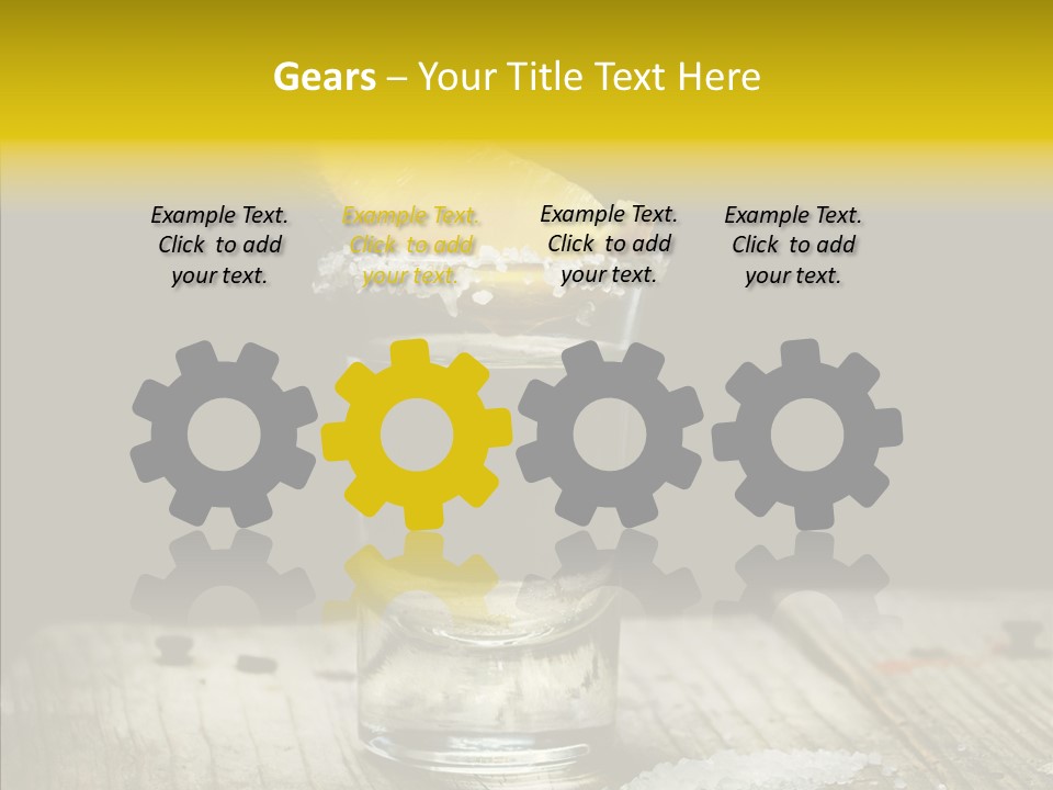 Shot Refreshment Close Up PowerPoint Template