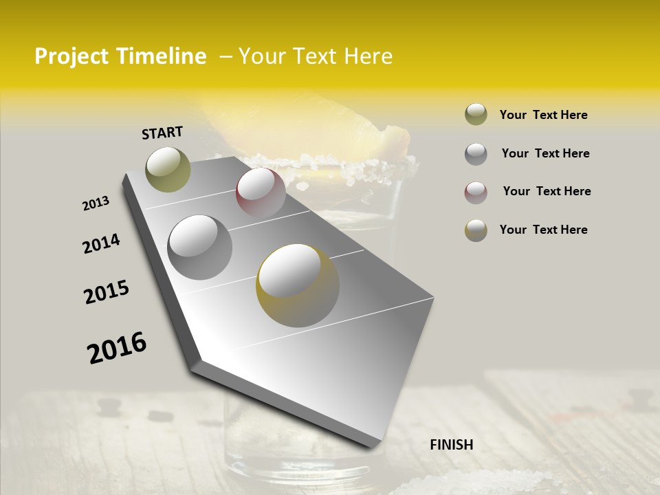 Shot Refreshment Close Up PowerPoint Template