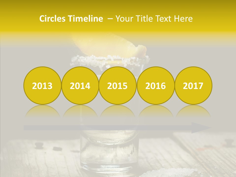 Shot Refreshment Close Up PowerPoint Template