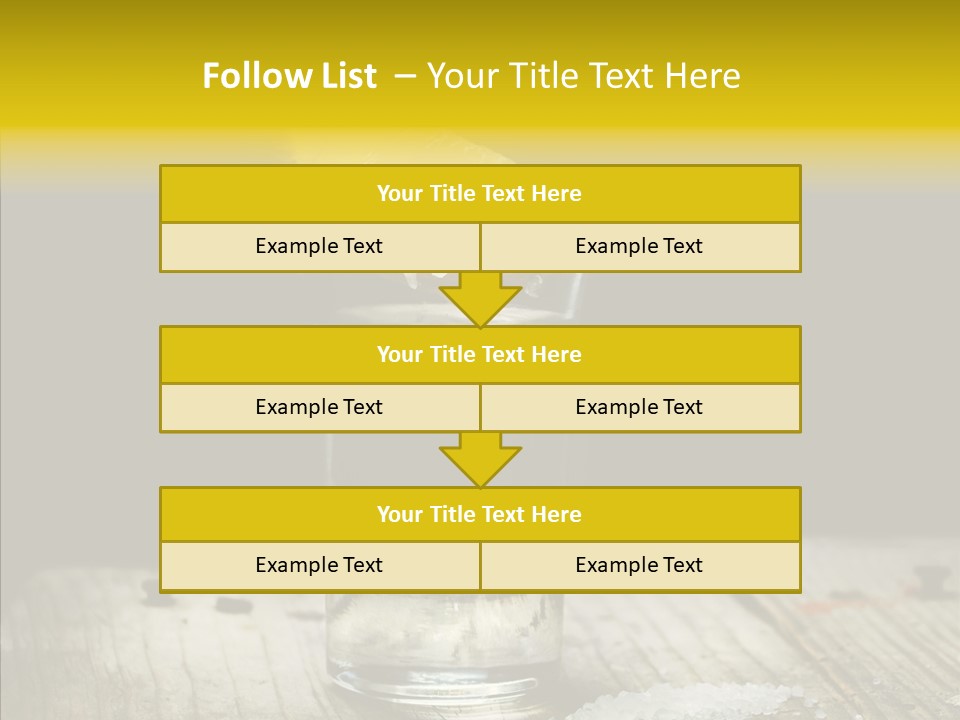 Shot Refreshment Close Up PowerPoint Template