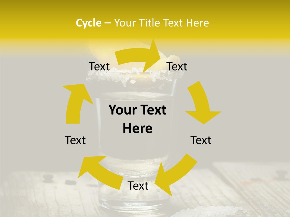 Shot Refreshment Close Up PowerPoint Template