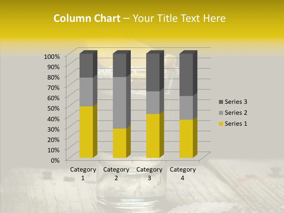 Shot Refreshment Close Up PowerPoint Template