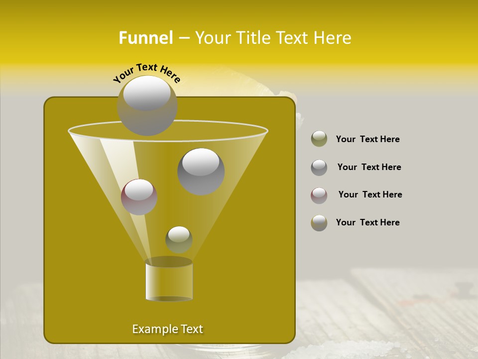 Shot Refreshment Close Up PowerPoint Template