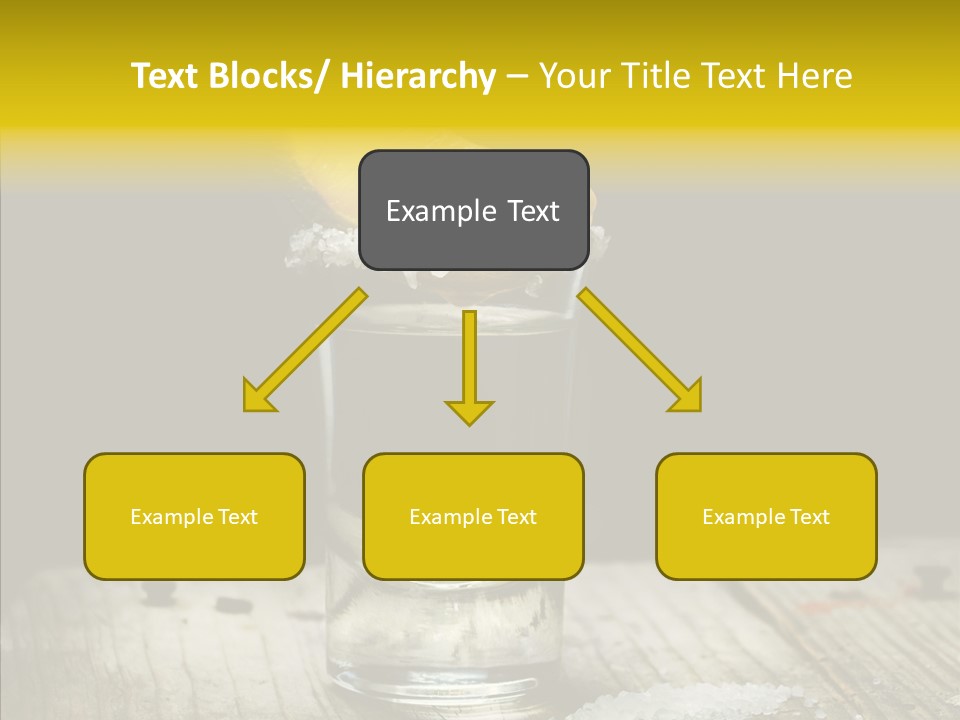 Shot Refreshment Close Up PowerPoint Template