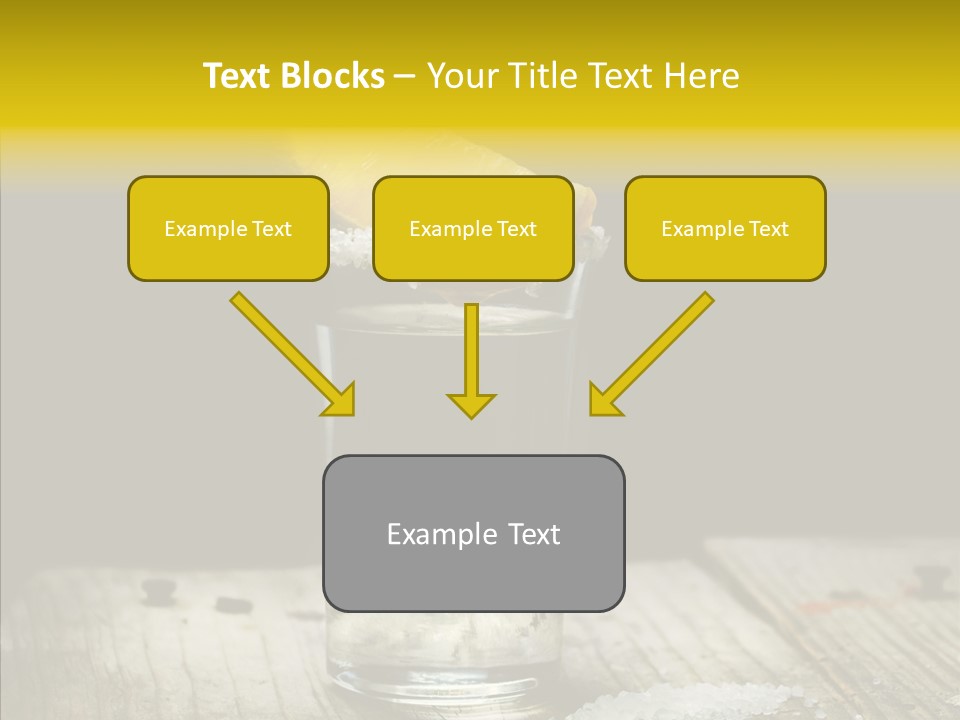 Shot Refreshment Close Up PowerPoint Template