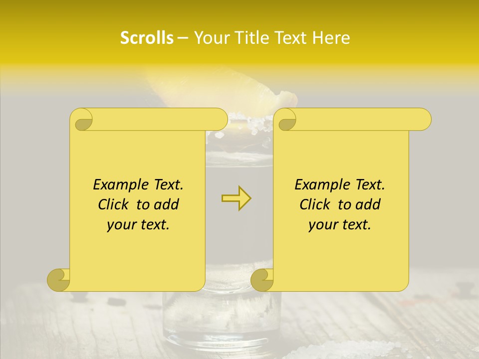 Shot Refreshment Close Up PowerPoint Template