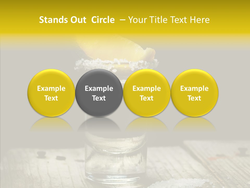 Shot Refreshment Close Up PowerPoint Template