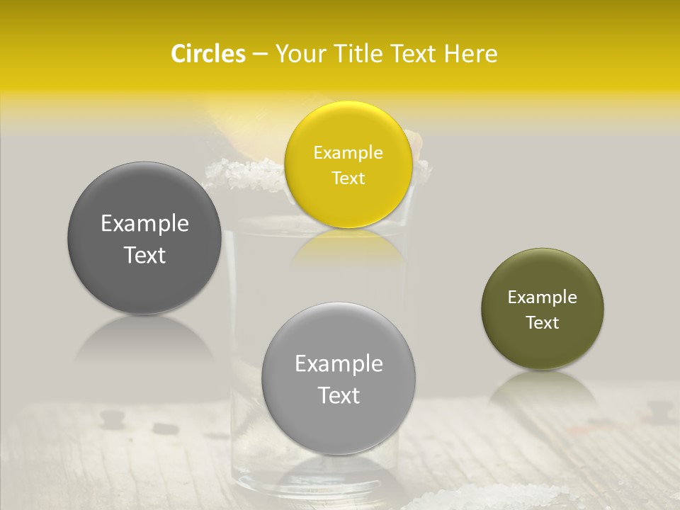 Shot Refreshment Close Up PowerPoint Template