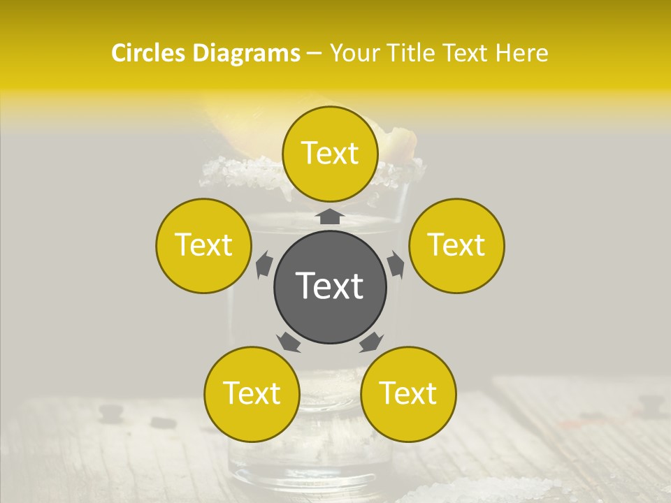 Shot Refreshment Close Up PowerPoint Template