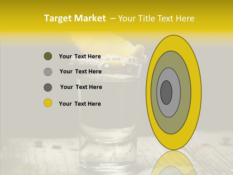 Shot Refreshment Close Up PowerPoint Template