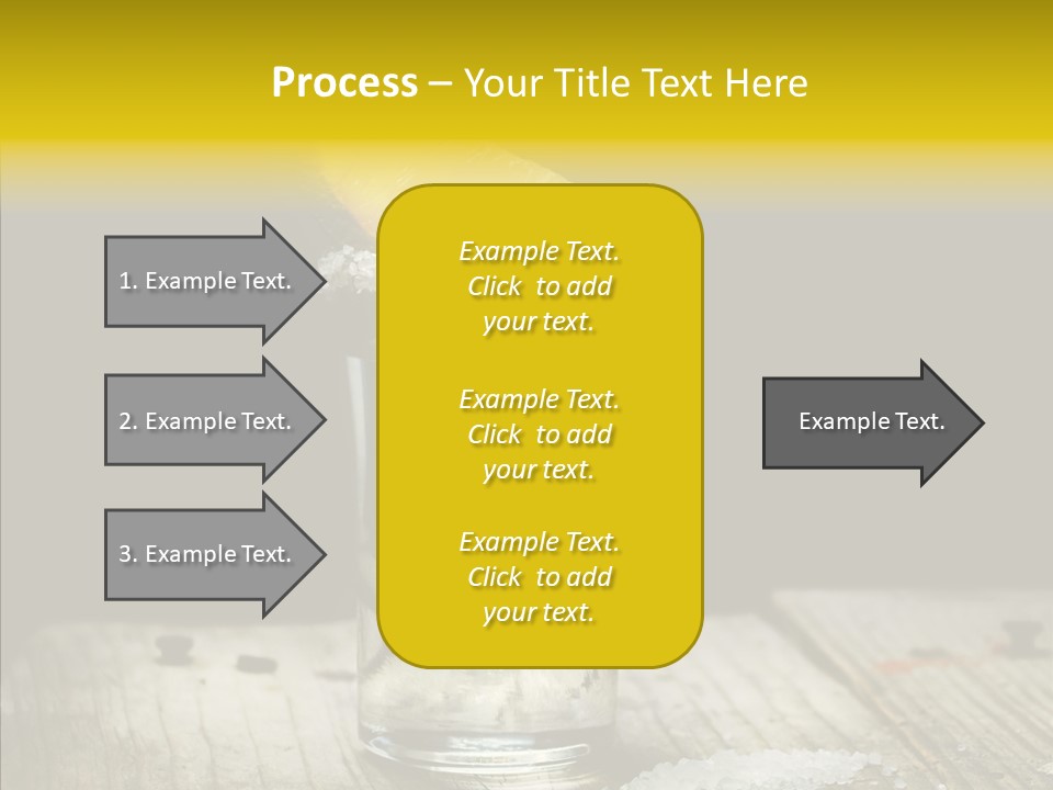 Shot Refreshment Close Up PowerPoint Template