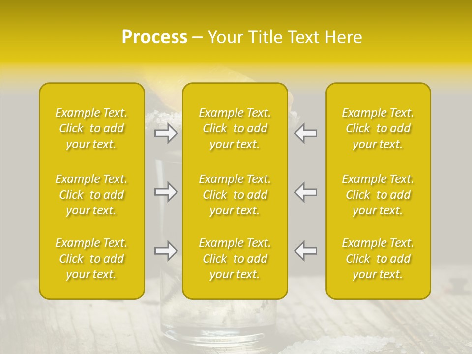 Shot Refreshment Close Up PowerPoint Template