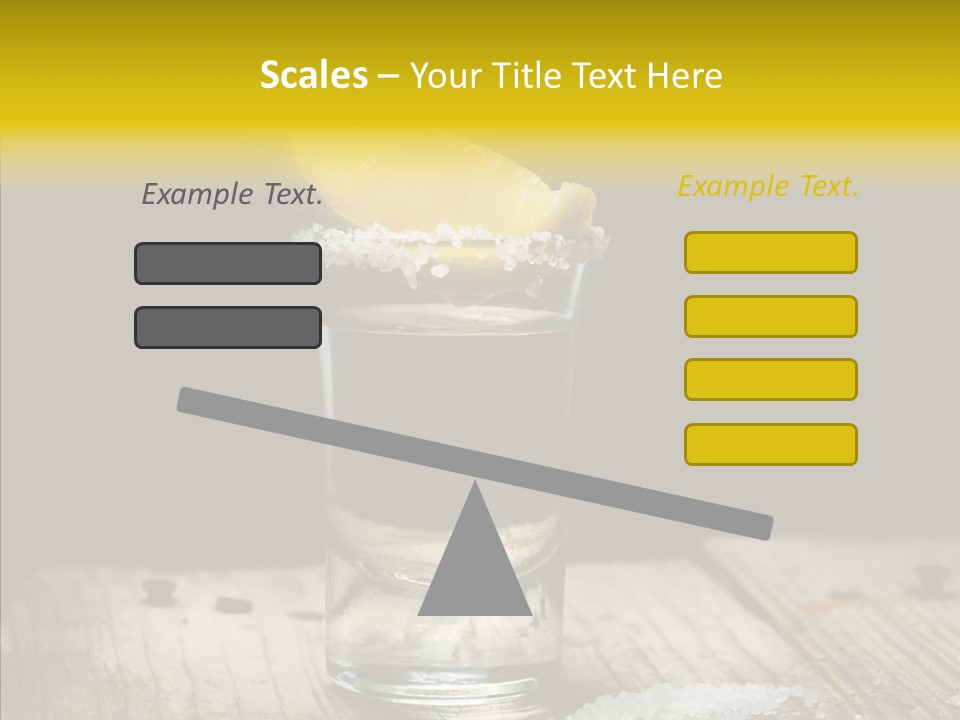 Shot Refreshment Close Up PowerPoint Template