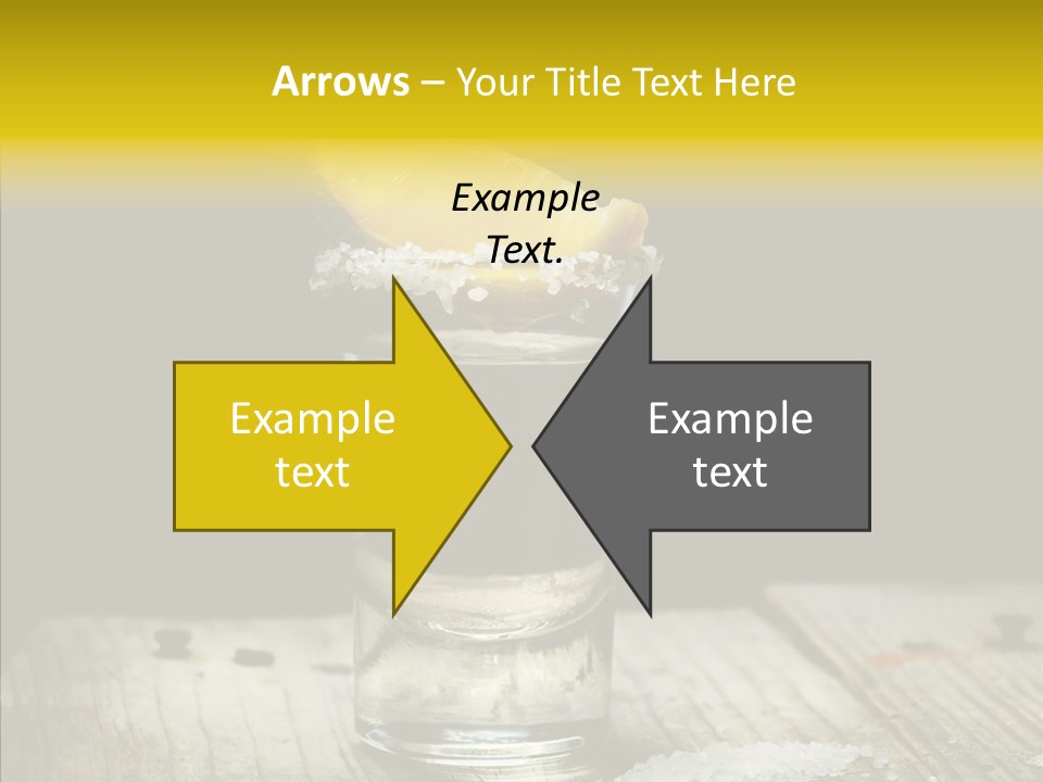 Shot Refreshment Close Up PowerPoint Template