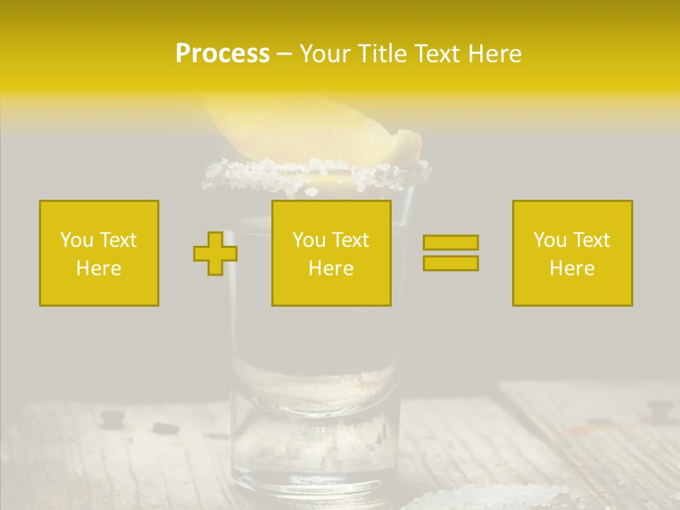 Shot Refreshment Close Up PowerPoint Template