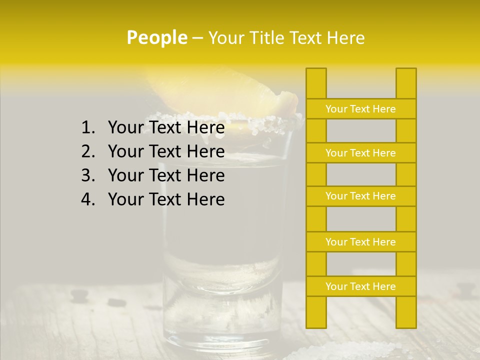 Shot Refreshment Close Up PowerPoint Template
