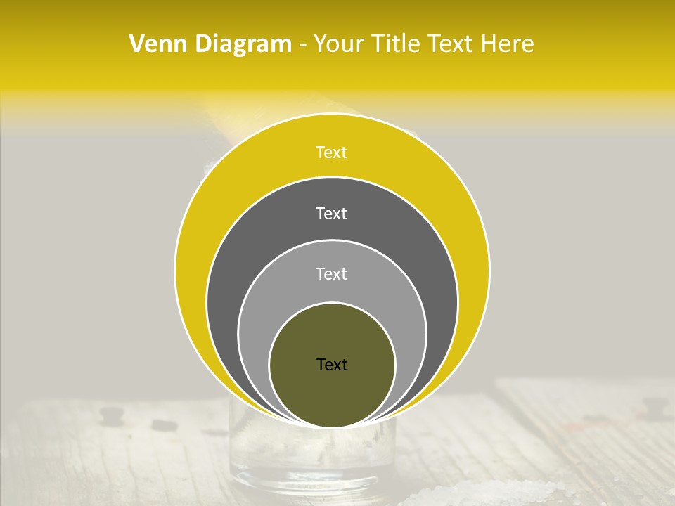 Shot Refreshment Close Up PowerPoint Template