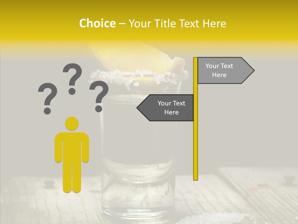 Shot Refreshment Close Up PowerPoint Template