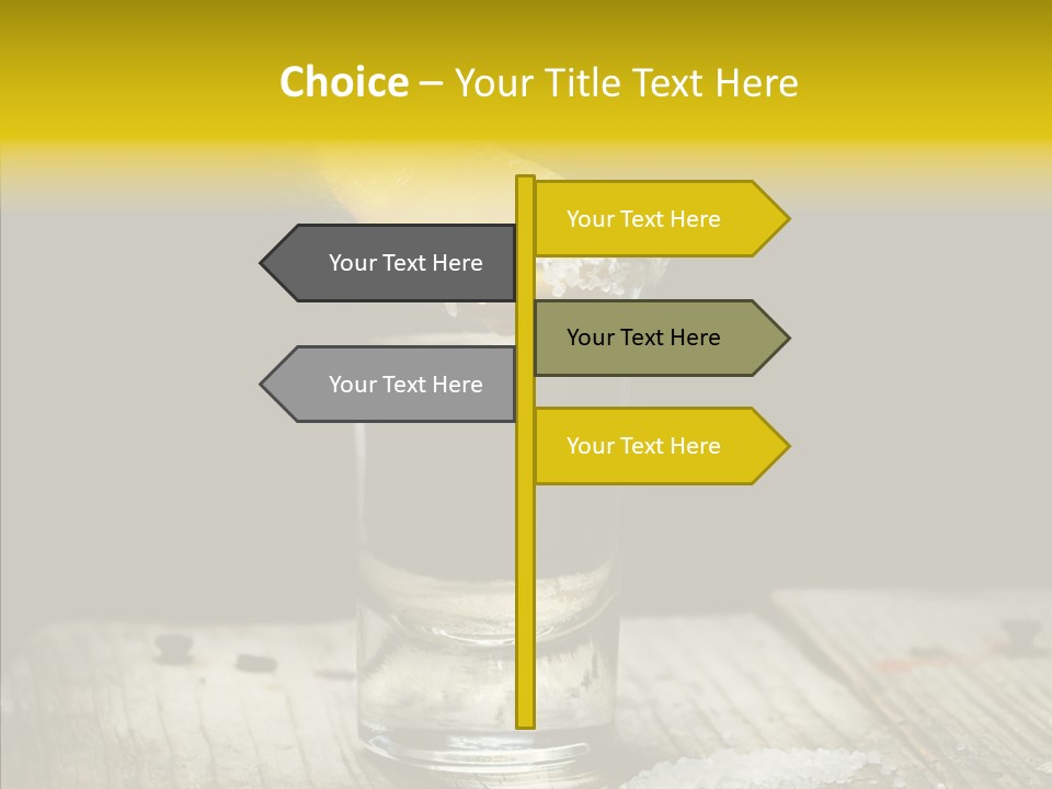 Shot Refreshment Close Up PowerPoint Template