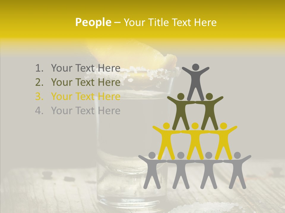 Shot Refreshment Close Up PowerPoint Template