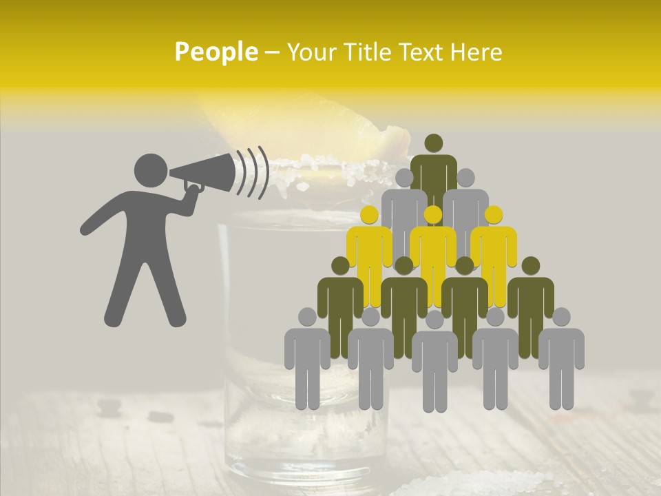 Shot Refreshment Close Up PowerPoint Template