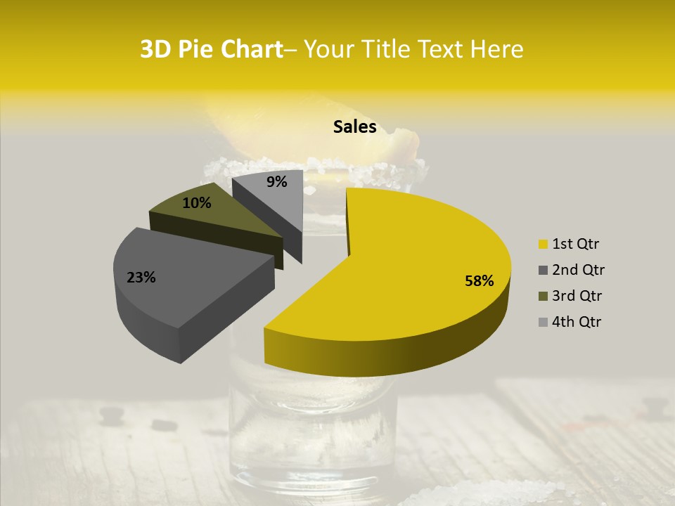 Shot Refreshment Close Up PowerPoint Template