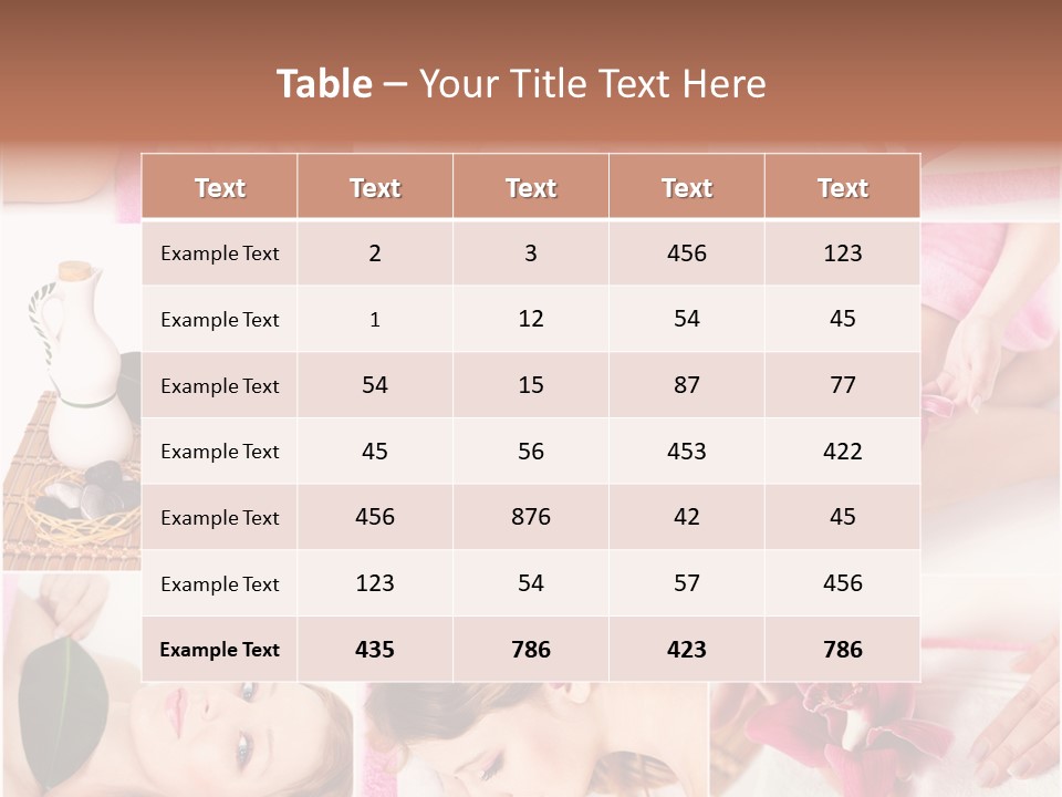 Health Background Leisure PowerPoint Template