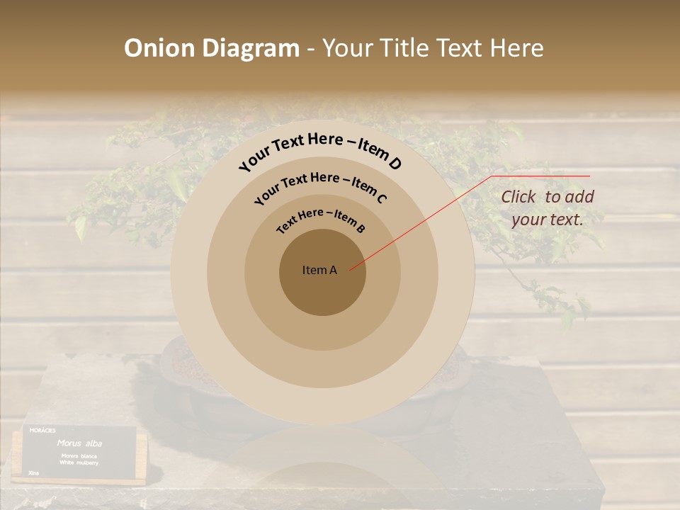 Mulberry Tree Branch PowerPoint Template