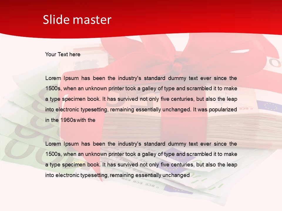 Reward Offer Saving PowerPoint Template