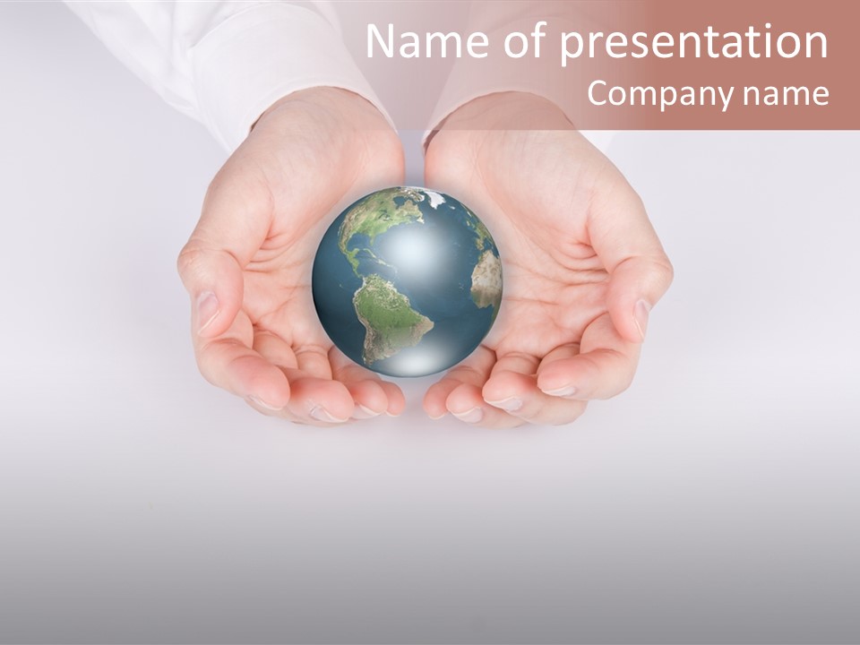 Person International Ecological PowerPoint Template