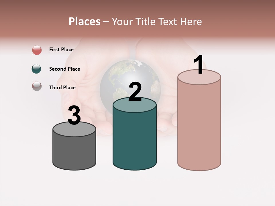 Person International Ecological PowerPoint Template