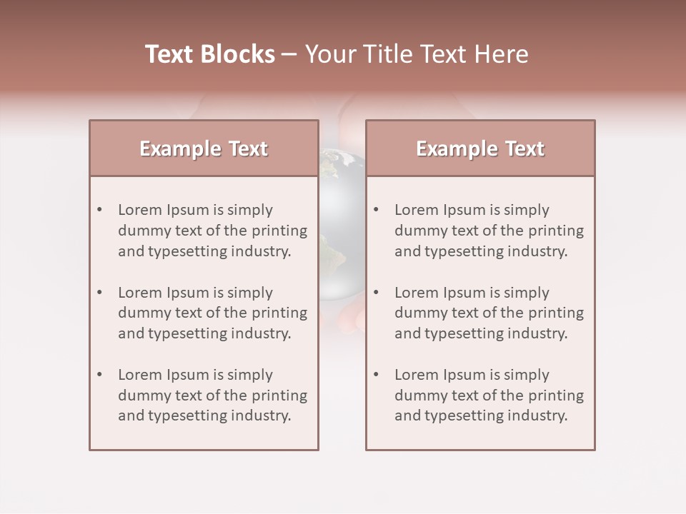 Person International Ecological PowerPoint Template