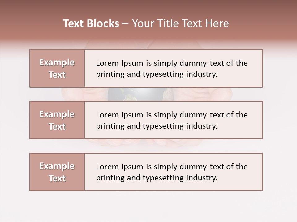Person International Ecological PowerPoint Template